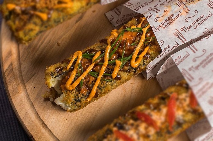 Суши-дог с креветкой